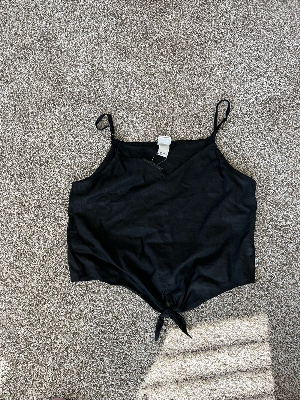The North Face Black Tie-Hem Camisole XL